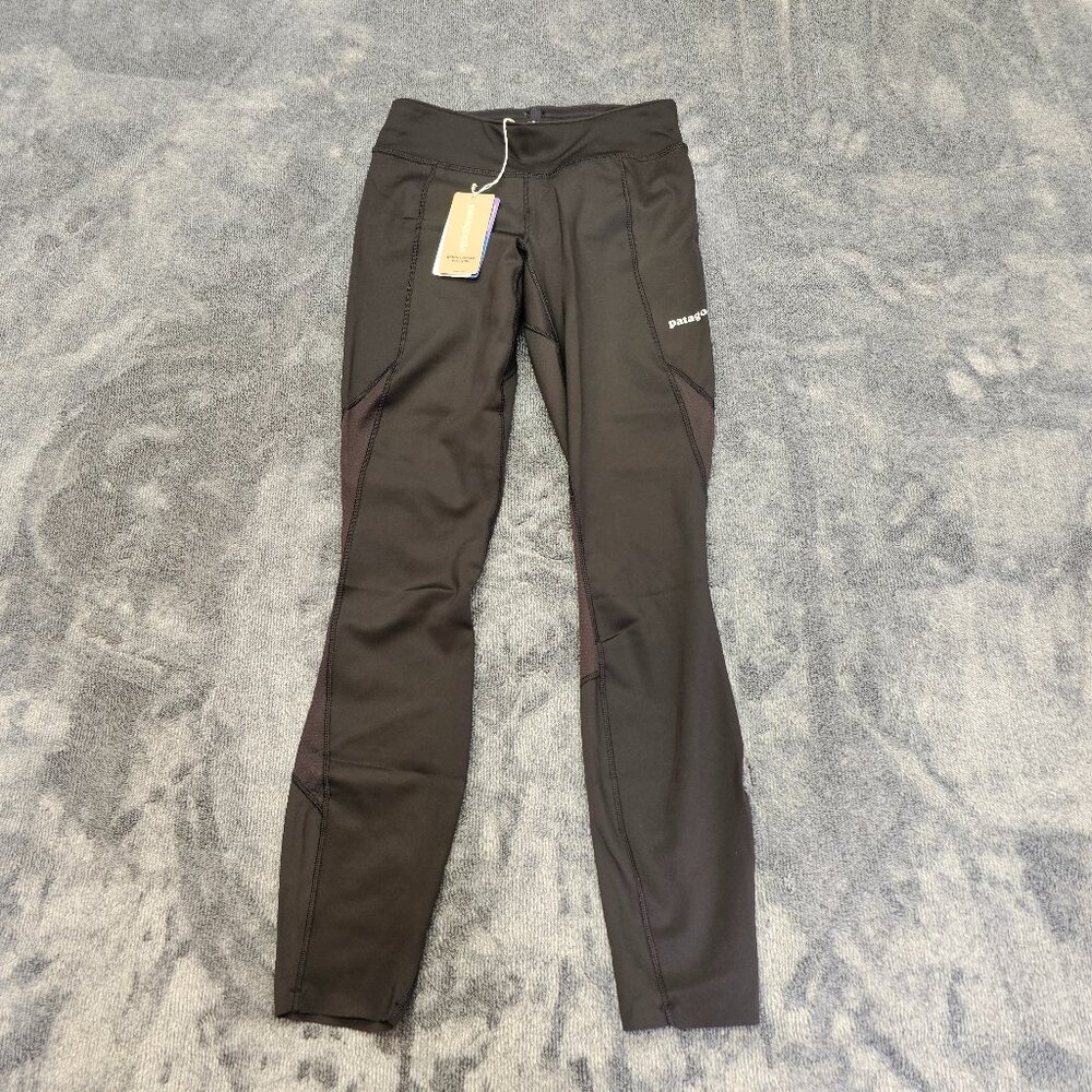 Patagonia Endless Run Tights Women's size XXS Black athletic running hiking NEW